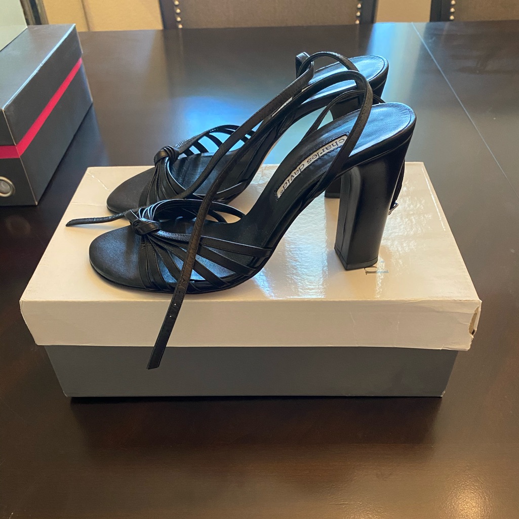 Charles David Strappy Heels 7.5m
